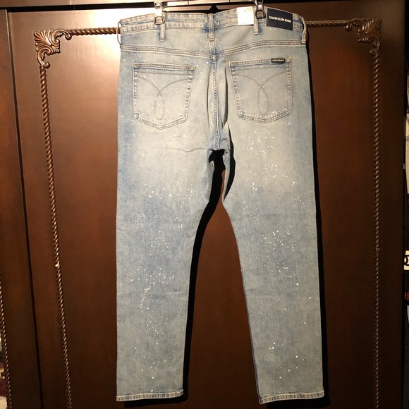 New Calvin Klein Jeans Denim Mens Jean Pants 40x32 - Picture 2 of 8